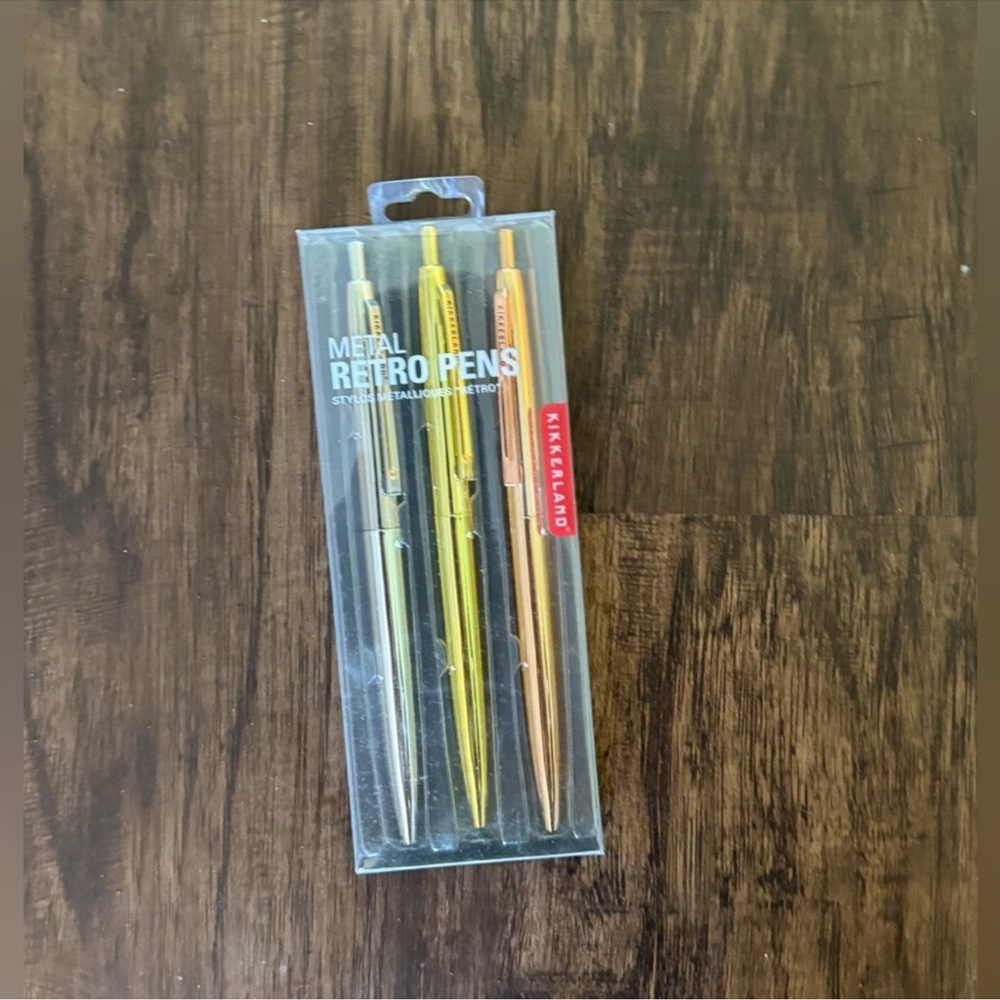 West elm metal retro pallpoint pens